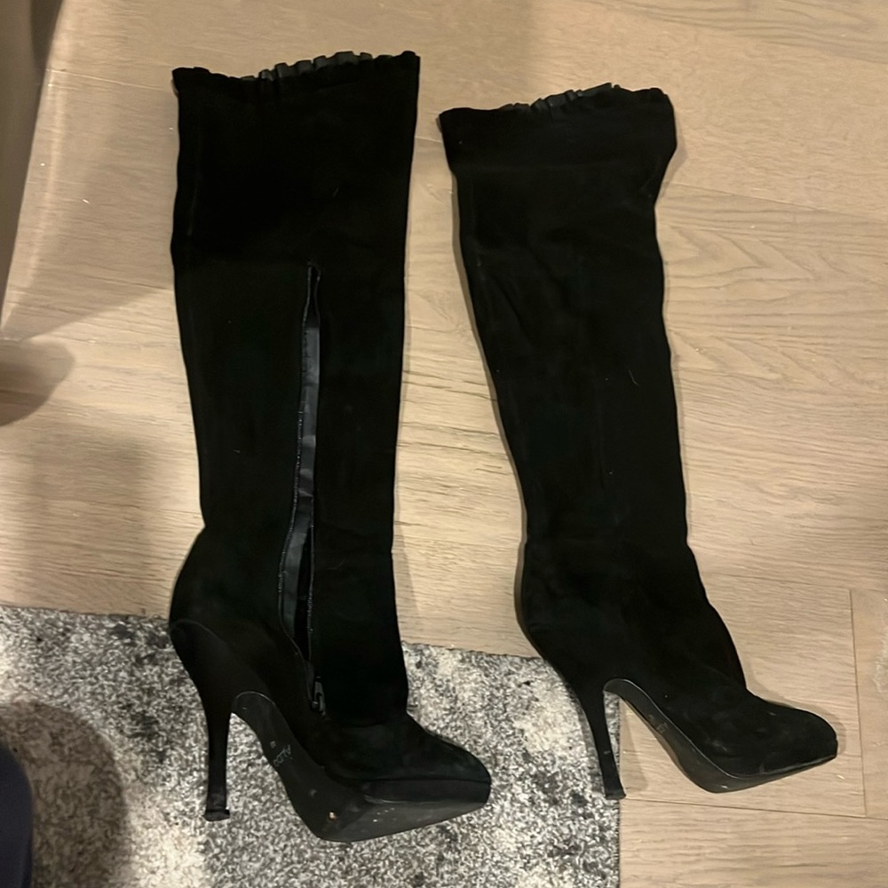 Aldo over the knee heel boots
